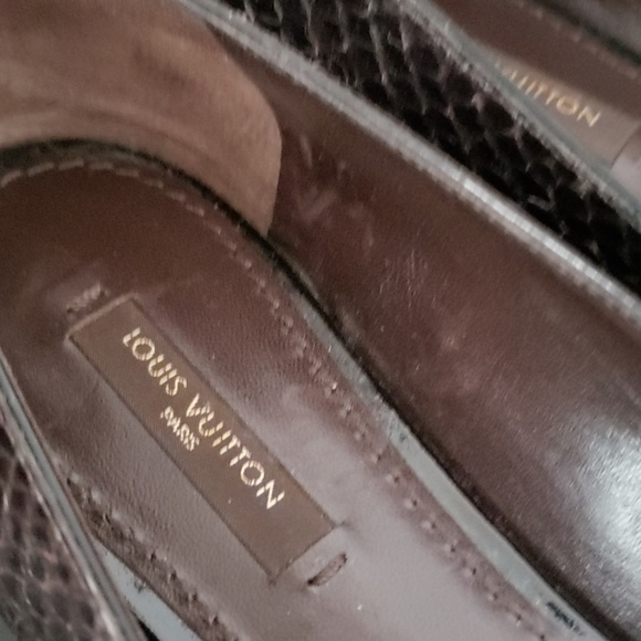 Vintage Louis Vuitton Flats Shoes Women Size 37 - Picture 5 of 8